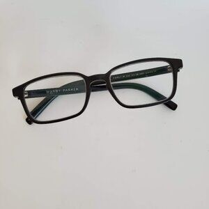 Warby Parker Hardy 100 M Jet Black Glossy 51-18-145 Eyeglasses Frames